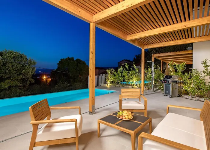 Villa 1 With Pool Soline, Krk, 280 M From Beach, By 4Villas