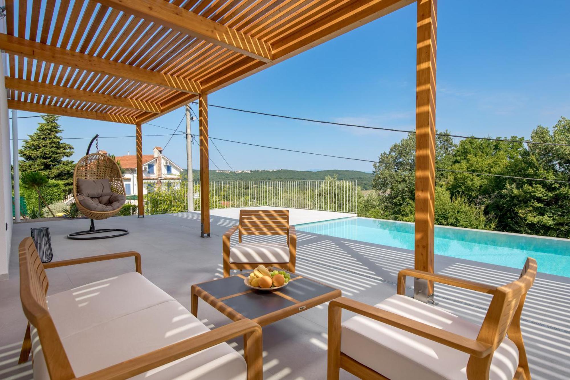 1 With Pool Soline, Krk, 280 M From Beach, By 4villas *
